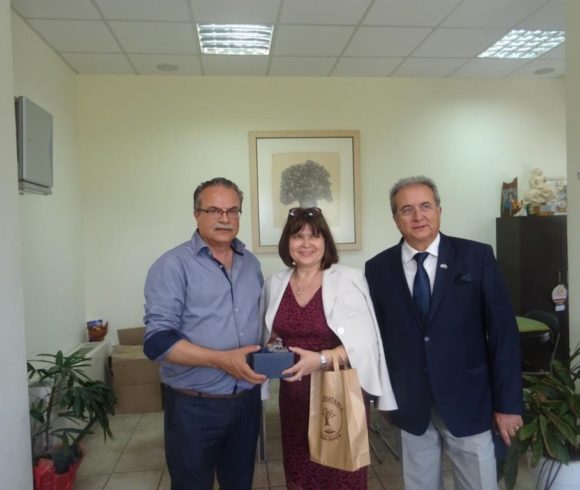 Συνάντηση Δημάρχου Πλατανιά Γ. Μαλανδράκη με τη νέα πρέσβειρα της Σλοβακίας στην Ελλάδα