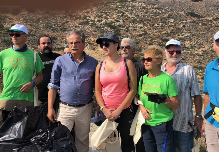 Εθελοντική Καθαριότητα παραλίας ΤΚ Αφράτων  στο Δήμο Πλατανιά
