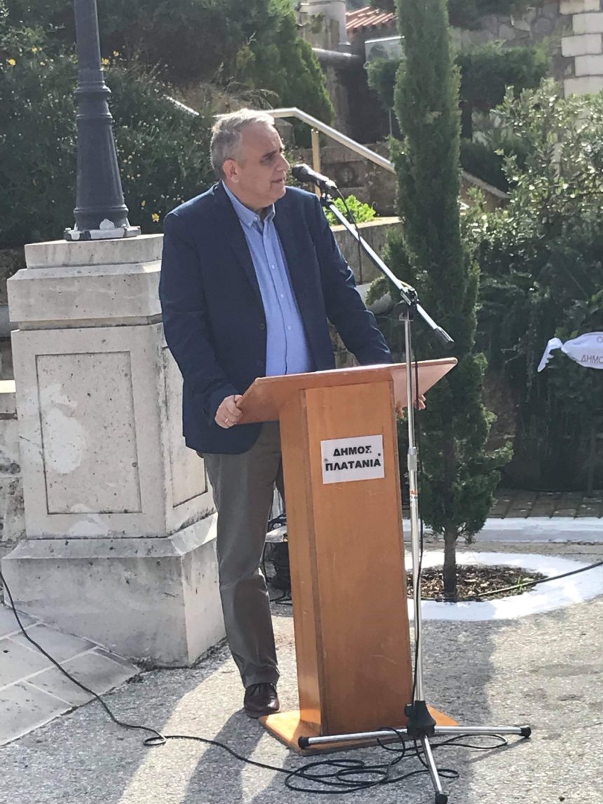 IMG_3209 Εορτασμός της Ημέρας Εθνικής Αντίστασης στο Δήμο Πλατανιά