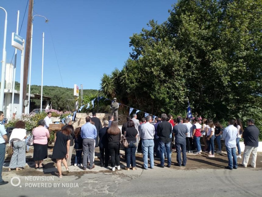 IMG_6865 Εκδήλωση τιμής και μνήμης στο μνημείο Λαζόπουλου στις Βουκολιές, από το Δήμο Πλατανιά