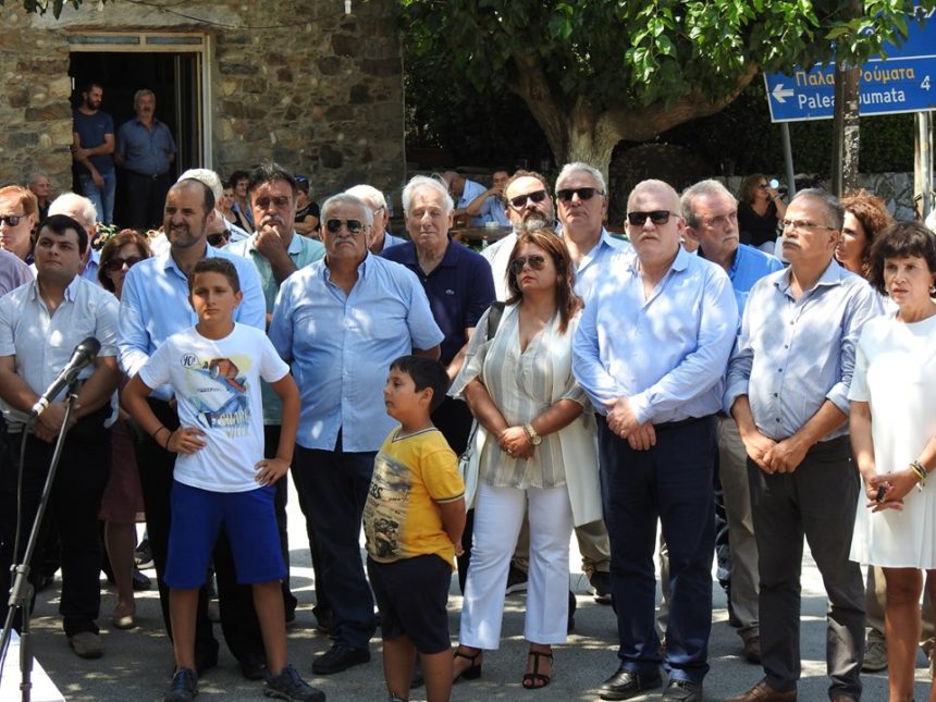 Φώτο 2 Εορτασμός τιμής και μνήμης των θυμάτων του ναζισμού στο Κακόπετρο του Δήμου Πλατανιά