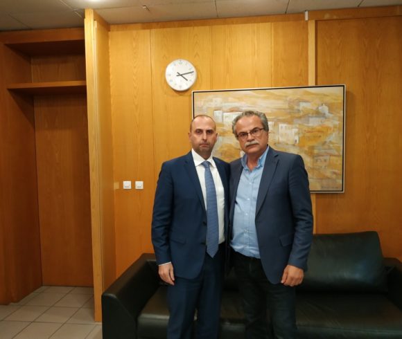 Συνάντηση Δημάρχου Πλατανιά Στο Υπουργείο Υποδομών