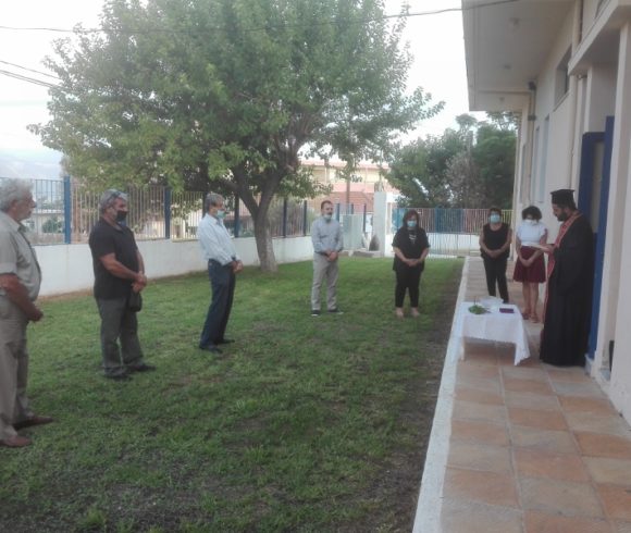 Αγιασμός Στον Ανακαινισμένο Παιδικό Σταθμό Καμισιανών, Του Δήμου Πλατανιά