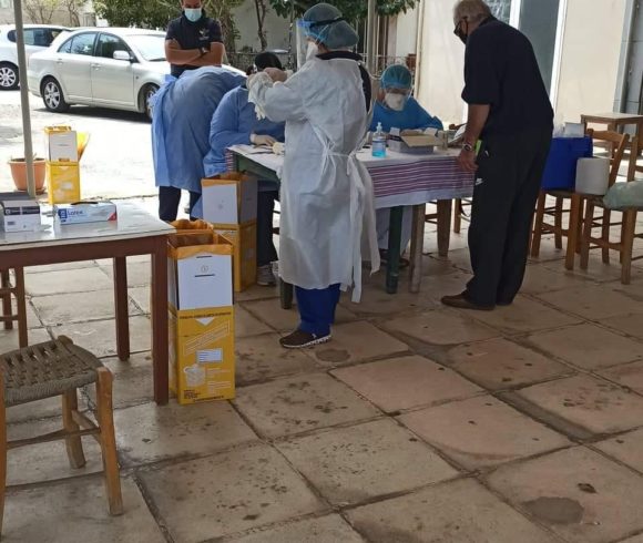 Αποτελέσματα Από  Τα  Rapid Test  Στο Κολυμβάρι , Του   Δήμου Πλατανιά
