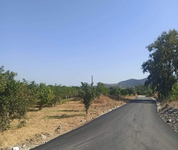 Αποκατάσταση δρόμων και τοποθέτηση ασφαλτικού στην τοποθεσία Μεσοκεφάλα  στις Τ.Κ. Φουρνέ -Σκινέ και Βατολάκου