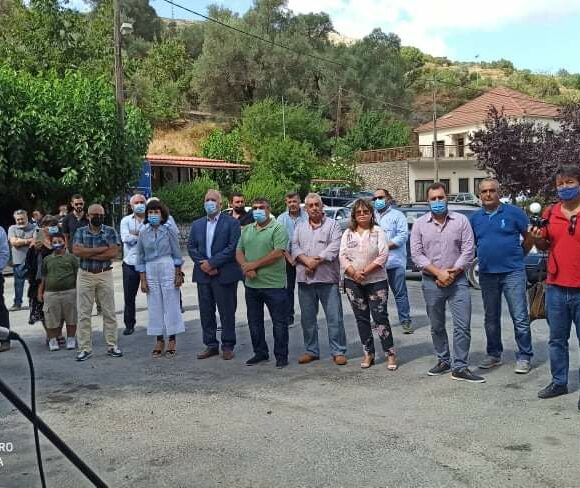 Εκδήλωση τιμής και μνήμης για τους εκτελεσθέντες κατοίκους του Κακοπέτρου κατά τη διάρκεια της γερμανικής κατοχής.