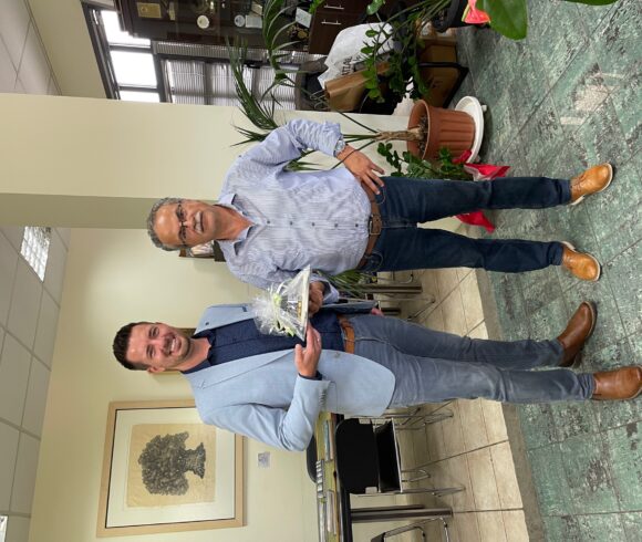 Συνάντηση Δημάρχου Πλατανιά Μαλανδράκη Ιωάννη με τον Γερμανό Δήμαρχο Dirk Hasenfuss της Πόλης  Nieder-Olm της περιοχής Reinhessen