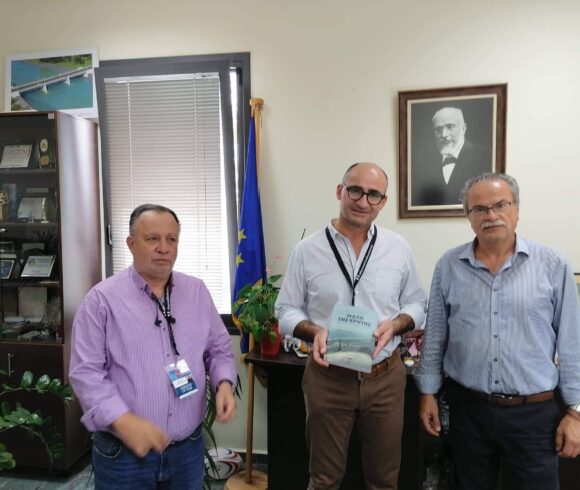 Συνάντηση Δημάρχου Πλατανιά με τον Δήμαρχο Δερύνειας Κύπρου.