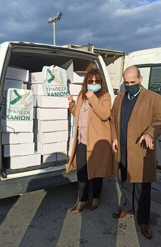 16η Διανομή τροφίμων ΤΕΒΑ, διανομή κρέατος προσφορά της Τράπεζας Χανίων 16η Διανομή τροφίμων ΤΕΒΑ, διανομή κρέατος προσφορά της Τράπεζας Χανίων