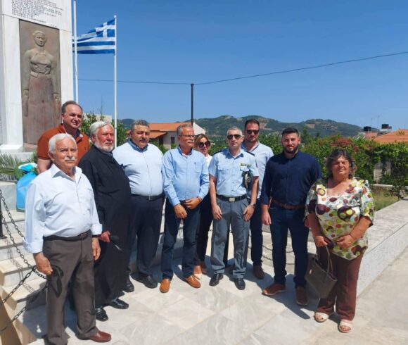 Εκδήλωση τιμής και μνήμης στον αύλειο χώρο του Ι.Ν Τιμίου Σταυρού Αλικιανού, στο πλαίσιο των παράλληλων εκδηλώσεων για τη Μάχη της Κρήτης, από τον Δήμο Πλατανιά