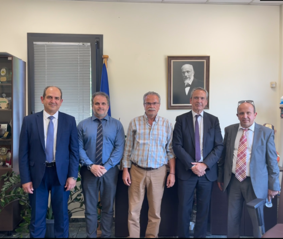 Συνάντηση Δημάρχου Πλατανιά με  κλιμάκιο στελεχών της Eurobank