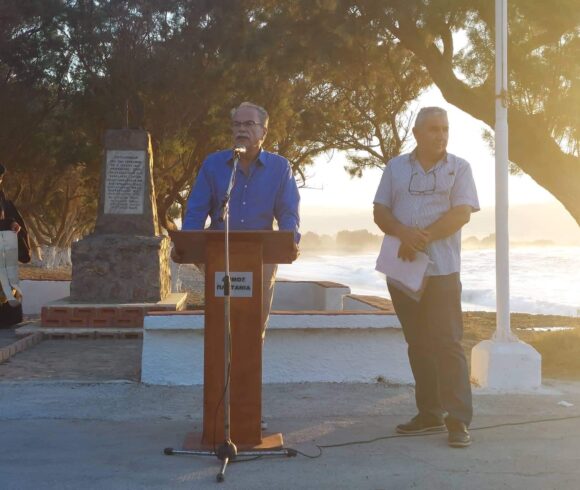 Εκδήλωση τιμής και μνήμης στο Μνημείο Εκτελεσθέντων στην παραλία του Ταυρωνίτη