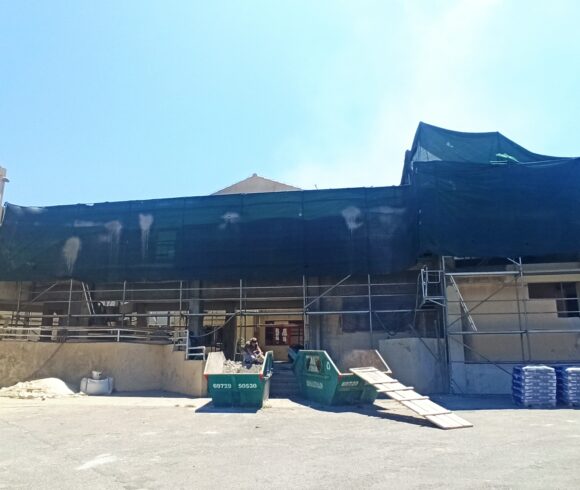 Συνεχίζεται η ολική ανακατασκευή του Γυμνασίου Πλατανιά και η Ενεργειακή του αναβάθμιση