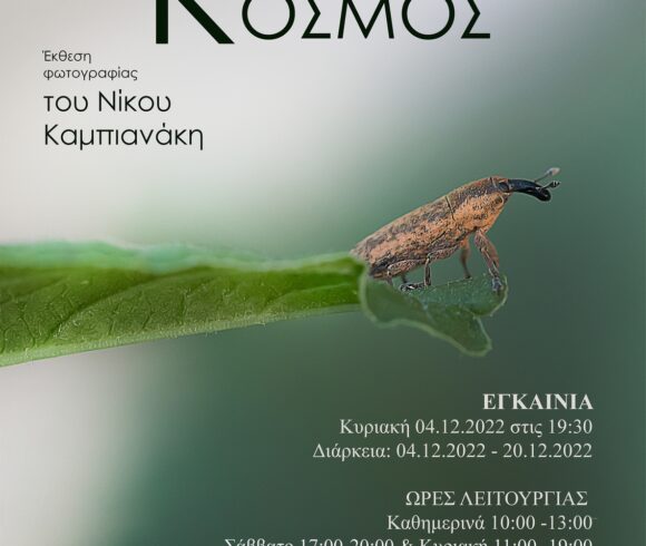 Έκθεση φωτογραφίας ‘ΜΙΚΡΟΚΟΣΜΟΣ’ του Νίκου Καμπιανάκη, στο Πολύκεντρο Βουκολιών του Δήμου Πλατανιά. Έκθεση φωτογραφίας ‘ΜΙΚΡΟΚΟΣΜΟΣ’ του Νίκου Καμπιανάκη, στο Πολύκεντρο Βουκολιών του Δήμου Πλατανιά.