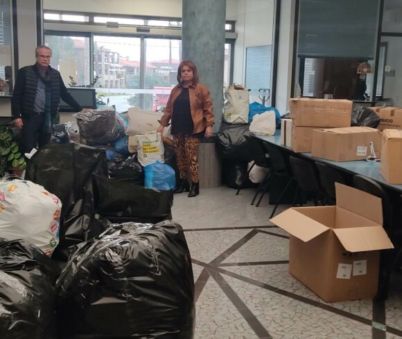 Αποστολή ειδών πρώτης ανάγκης στα θύματα των σεισμών σε Τουρκία και Συρία, από τον Δήμο Πλατανιά